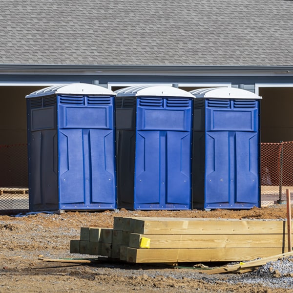 what is the expected delivery and pickup timeframe for the porta potties in Ashley ND